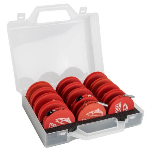 Picture of Troutlook Smart Rig Case for 15 Leader Winders, Clear - 24 x 18 x 7.5 cm