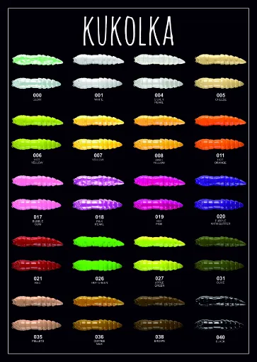 Image de Leurre souple Libra Lures Kukolka Garlic 27–42 mm