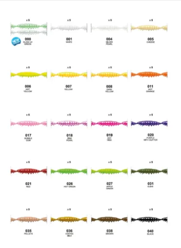 Picture of Libra Lures Larva Multi Cheese 5 × 25 mm Soft Lure