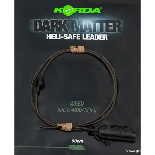 Dark Matter Leader Heli Safe Weed 40lb 50cm