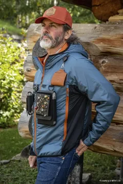 Bild von Steppjacke Devaux RIFT'FLY Orange/Blau