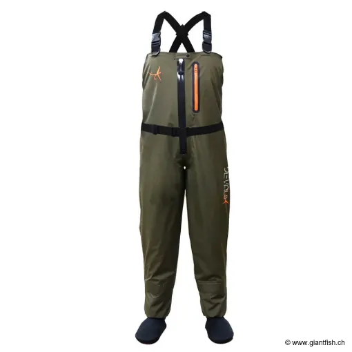 Picture of Devaux DVX ZIP 400 Breathable Stocking Waders - Olive
