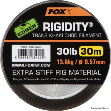 Bild von Fluorocarbon FOX Edges Rigidity - 30 m