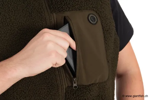 Bild von Ärmellose Weste FOX Olive Sherpa Hybrid Gilet