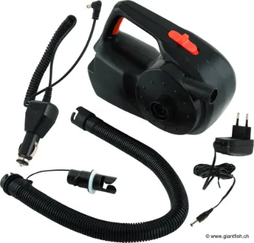 Image de Gonfleur FOX Recharageable Air Pump Deflator 12V - 240V