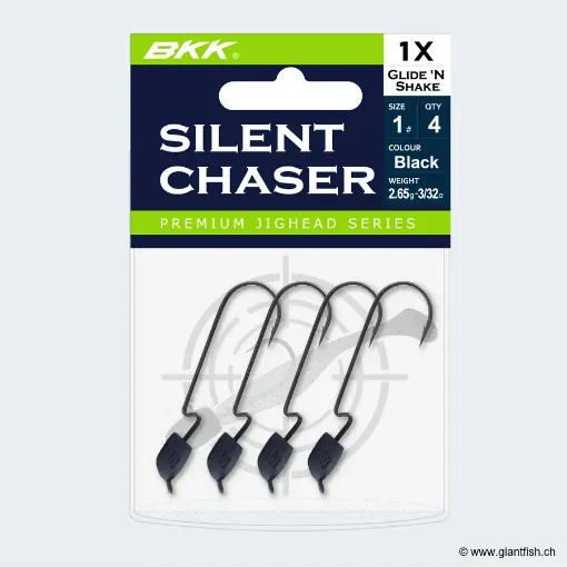 Bild von BKK Silent Chaser Jigkopf - Glide 'N Shake