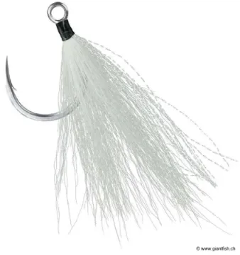 Bild von Haken BKK Lone Diablo Bucktail Teaser BT White