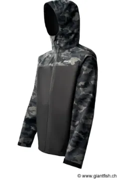 Bild von Regenjacke BKK Heavy Rain Jacket - Schwarz / Camo