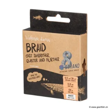 Image de Tresse Wolfcreek Lures OctaCore Super Braid X8 - Blanc