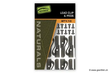 Immagine di Clip Piombo FOX Edges Lead Clip + Pegs Naturals