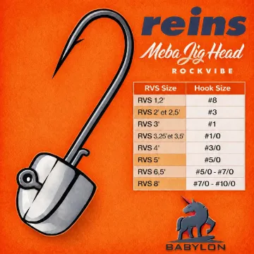 Tête plombée REINS Meba Jig Head